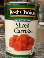 Sliced carrots