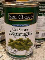 Cut spears asparagus