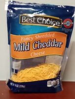 Mild Cheddar shredded cheese