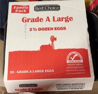 Grade A Large 2 1/2 dozen Eggs