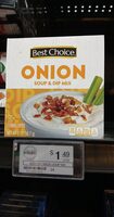 Onion recipe, soup & dip mix