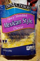 Fancy Shredded Mexican Style Cheese