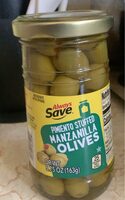 Pimiento Stuffed Manzanilla Olives