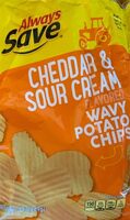 Cheddar & Sour Cream Wavy Potato Chips