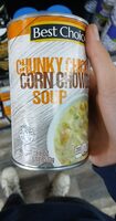 Chunky chicken corn chowder soup