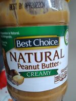 Creamy natural peanut butter