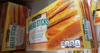 Bread sticks with garlic, garlic