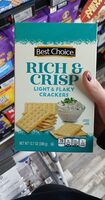 Rich & crisp crackers