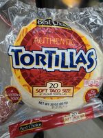 Authentic flour tortillas