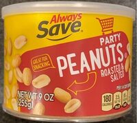 Roasted & salted party peanuts