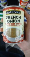 French onion with beef stock condensed soup