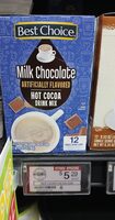 Milk chocolate hot cocoa drink mix, milk chocolate
