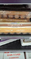 Large grade a brown eggs