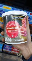 Strawberry Creamy frosting