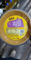 9-inch graham cracker pie crust, graham cracker