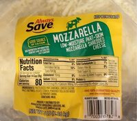 Low moisture part skim mozzarella shredded cheese