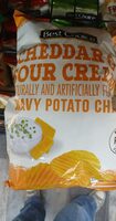 Cheddar and sour cream chips