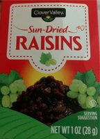 Sun dried raisins