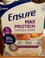 Max Protein Shake Peaches and Cream
