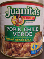 Pork & green chile sauce