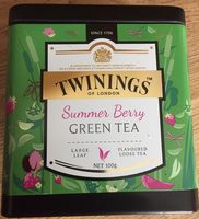 Summer berry green tea
