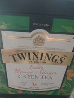 Green Tea Exotic Mango & Ginger