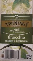 Infuso aromatizzato finocchio menta e liquirizia