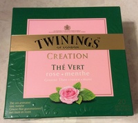 Création thé vert rose et menthe
