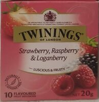 Raspberry Strawberry And Loganberry Flavour (10 Tea Bags)