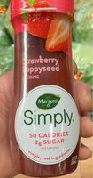 Simply strawberry poppyseed