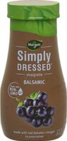 Simply dressed balsamic vinaigrette