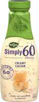 Simply creamy caesar dressing