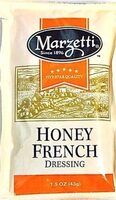 Honey french dressing contains sugar