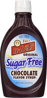 Foxs ubet chocolate syrup sugarfree