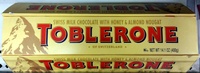 Toblerone, swiss milk chocolate, honey & almond nougat