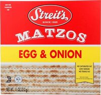 Streits matzo egg onion pack