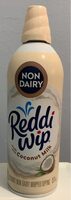 Non dairy reddi wip made with coconut milk