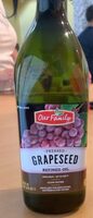 Pressed grapeseed refined oil