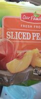 Sliced peaches