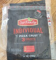 Individual pizza crust