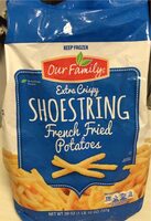 Extra crispy shoestring french fried potatoes
