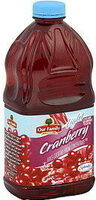 Cranberry juice cocktail from concentrate