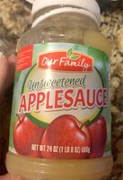 Unsweetened applesauce