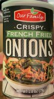Crispy french fried onions