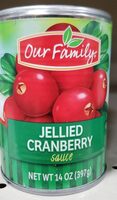 Jellied cranberry sauce