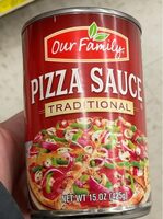 Traditional pizzeria style pizza sauce