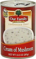 Cream of mushroom condensed soup