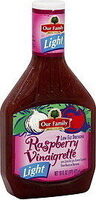 Light raspberry vinaigrette dressing