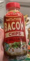 Imitation bacon chips