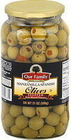 Pimento stuffed manzanilla spanish olives